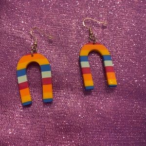 Rainbow earrings